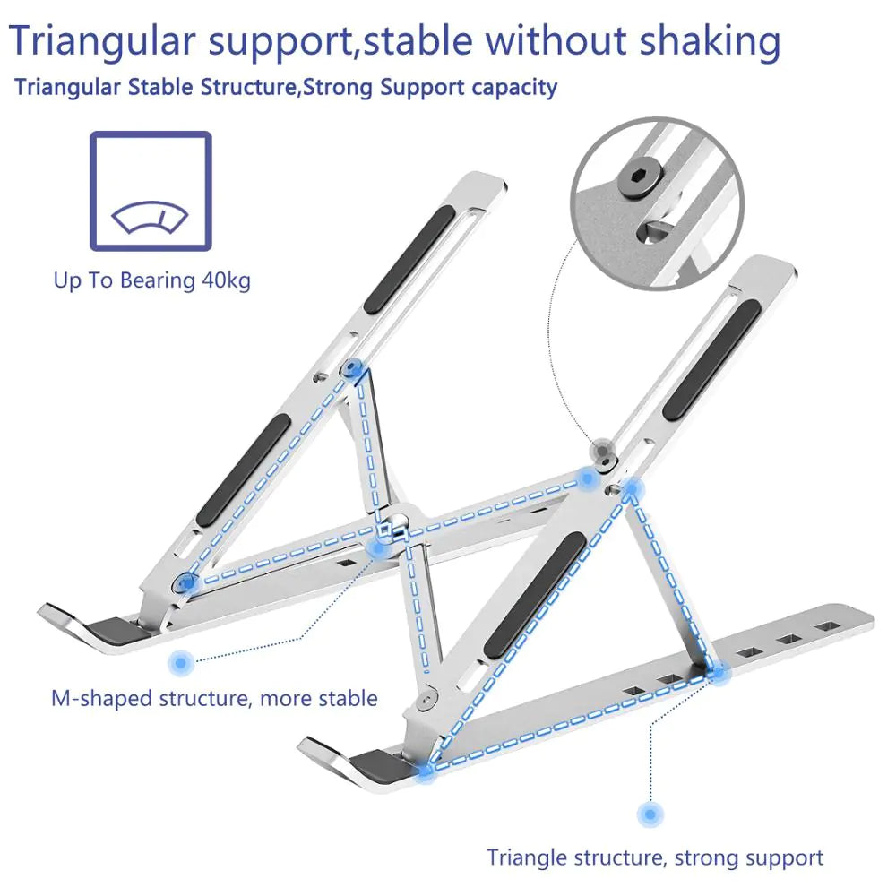 FlexiStand – Adjustable Foldable Laptop Stand