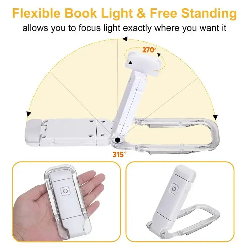 GlowRead – LED USB Rechargeable Book Light