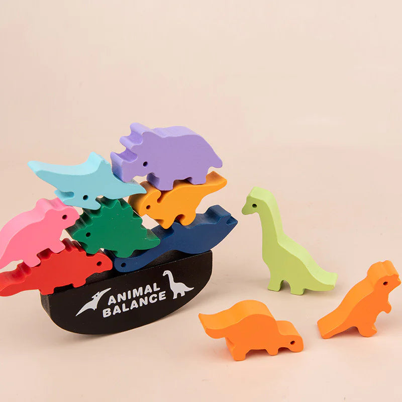 Animal Balance Building Blocks Game